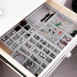 Velvet drawer organizer 4*1