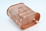 Copper strainer and spoon holder