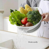 Silicone vegetable strainer