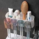 4 cup brush holder