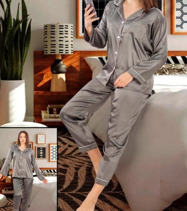 Satin Pyjama Set – Caballine Boutique