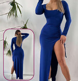 Dress made of Lycra with open on one side