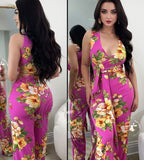 Jumpsuit made of Floral Lycra cotton