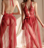 Lingerie made of lace and tulle