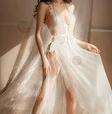 Lingerie made of lace and tulle