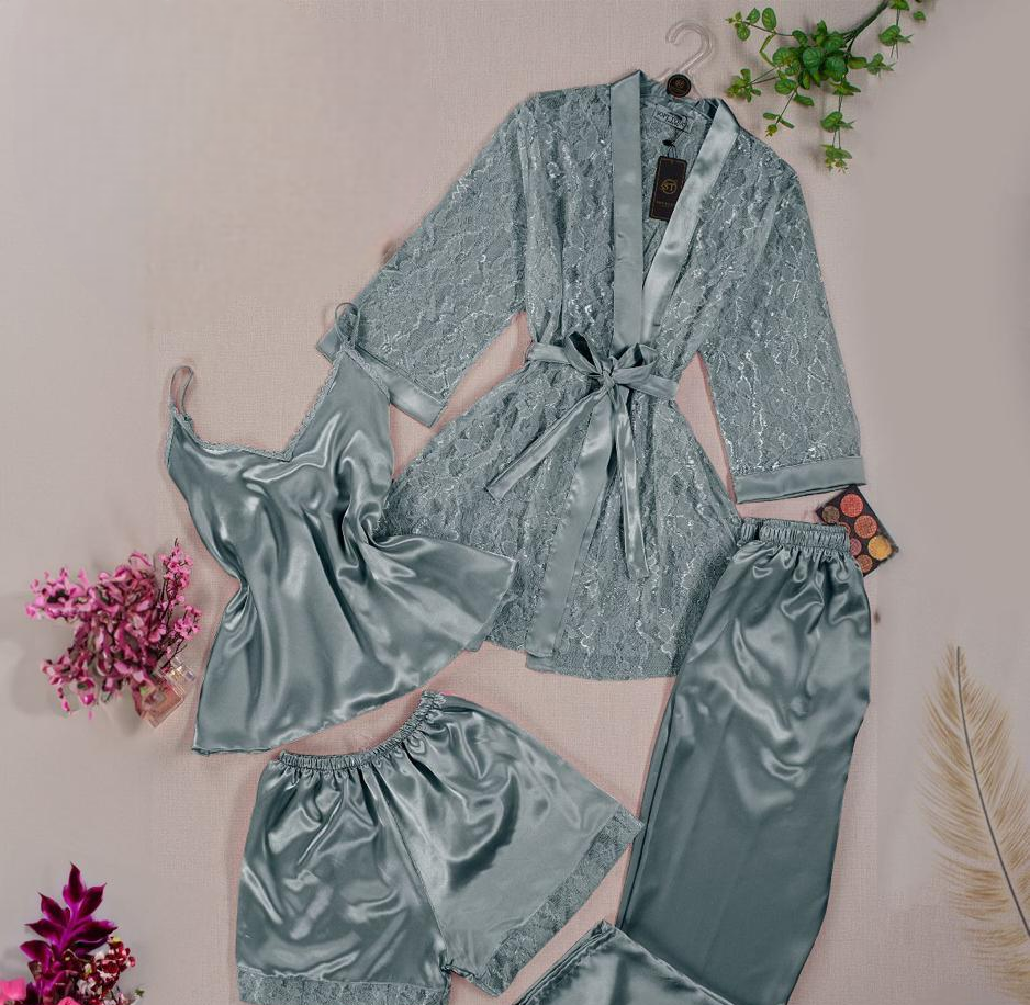 Women's Sateen Pajamas & Robes