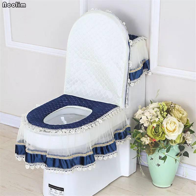 Bathroom stand or set with Padded lace