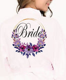 Bridesmaid satin robe