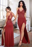 Lycra lingerie with lace - open from one side and from the back