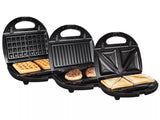 Toaster, sandwich maker and waffle maker
